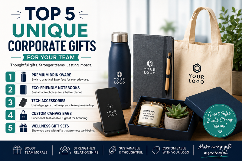 Top 5 Unique Corporate Gifts for Your Team