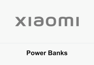 Xiaomi Power Banks wordmark for corporate charging gifts