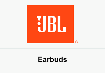 JBL logo with Earbuds label for the corporate gifts collection