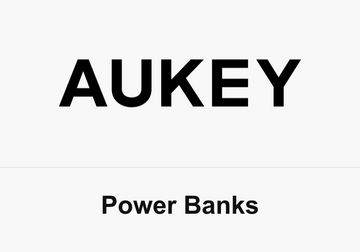 AUKEY logo above the words Power Banks