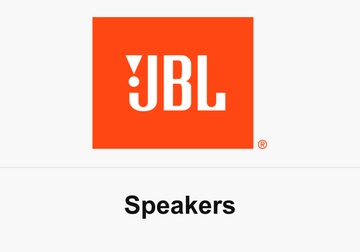 JBL logo with Speakers label for corporate audio gifts