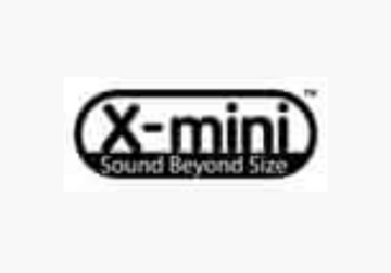 X-mini portable speaker in blue, perfect for corporate gift and outdoor adventures with superior sound quality.