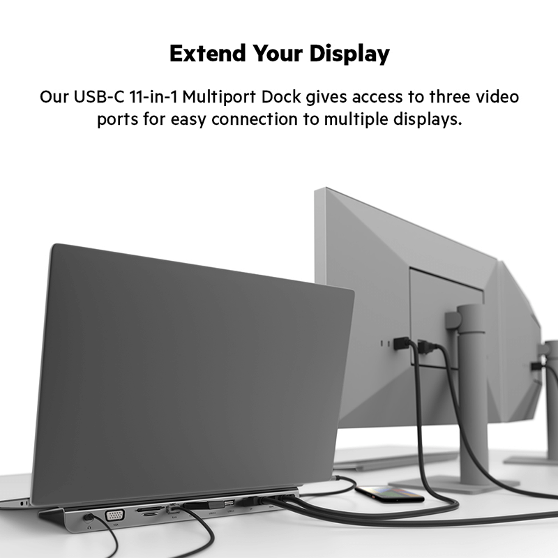 Belkin INC004btSGY Connect USB-C 11-in-1 Multiport Dock Corporate Gifts Singapore