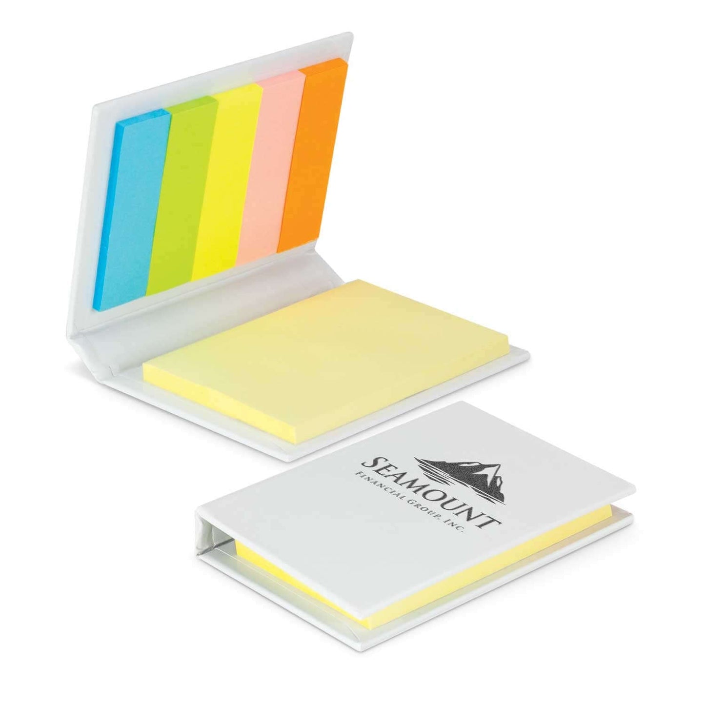 Jotz Sticky Note Pad with colorful adhesive flags, perfect for organization and note-taking, ideal as a corporate gift.