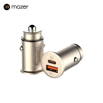 Mazer 46W USB-C + USB-A Car Charger Corporate Gifts Singapore