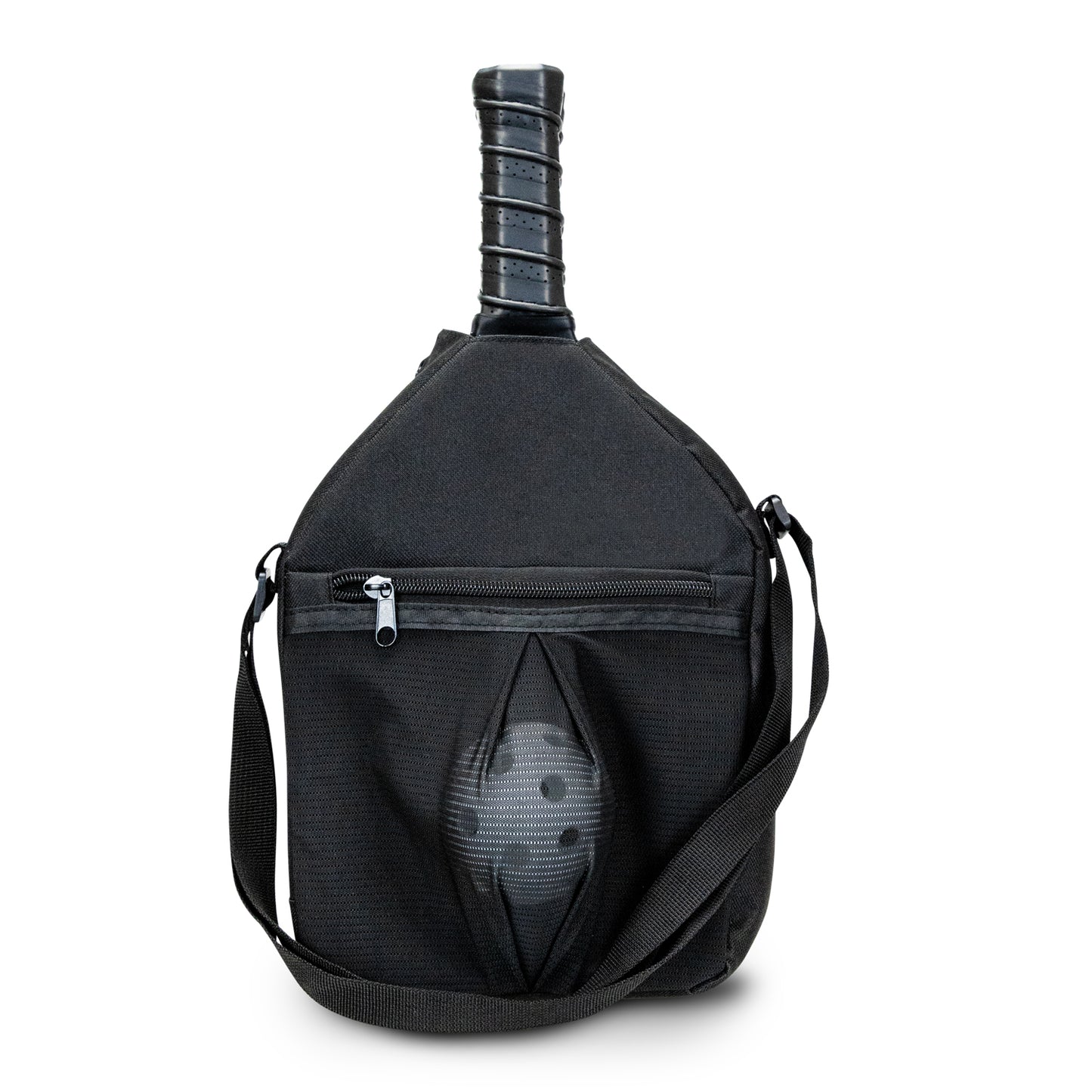 Baseline Pickleball Set carry bag with paddle and pickleballs, ideal for beginners and casual players.
