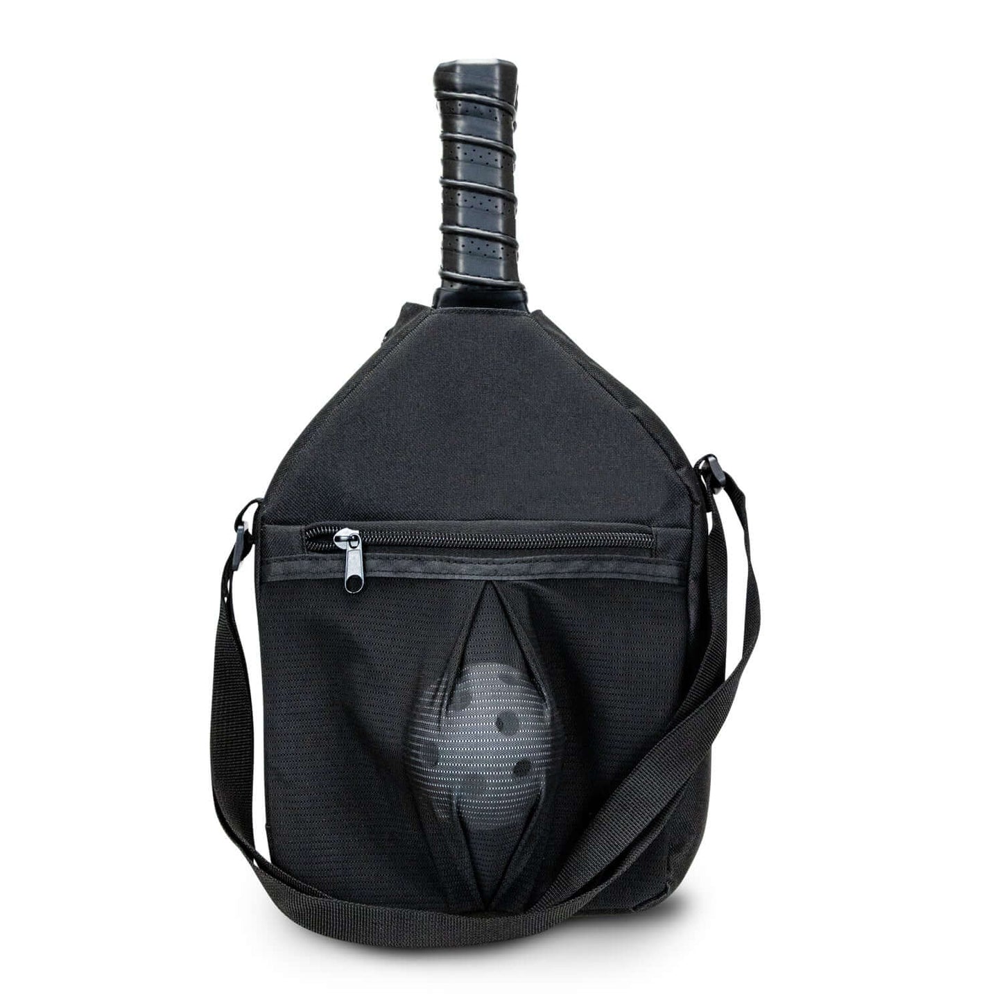Baseline Pickleball Set carry bag with paddle and pickleballs, ideal for beginners and casual players.