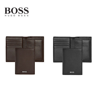 Hugo Boss Card Holder with Flap and Money Pocket Classic Smooth