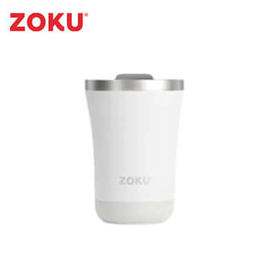 Zoku 12oz 3 in 1 Stainless Steel Tumbler ideal for hot and cold beverages - perfect corporate gift.