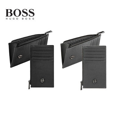 Hugo Boss Card Holder Zip Double B Saffiano