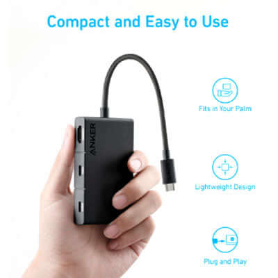 Anker 332 USB-C Hub (5-in-1, 4K HDMI) Corporate Gifts Singapore