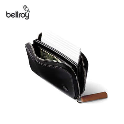 Bellroy Folio Mini Wallet showcasing sleek design and storage options, ideal for a corporate gift.