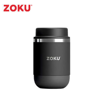 Zoku 16oz Stainless Steel Food Jar for meal prep, ideal corporate gift for on-the-go lifestyles.