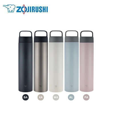 ZOJIRUSHI Stainless Thermal Flask SM-RB75E in five stylish colors for corporate gifts.