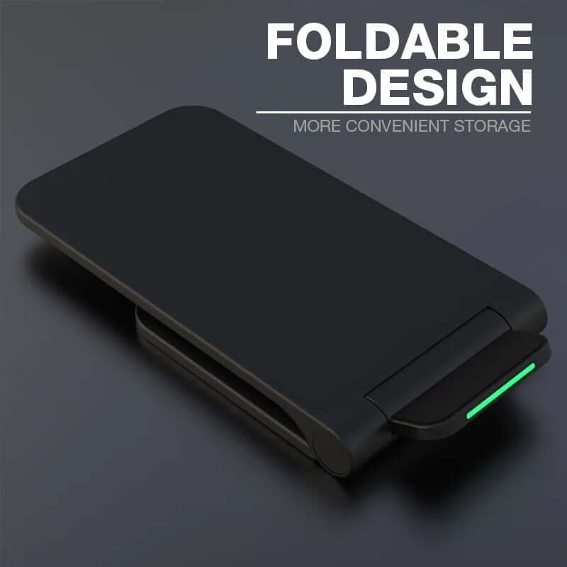 15W Dual Coil Foldable Wireless Charger Corporate Gifts Singapore
