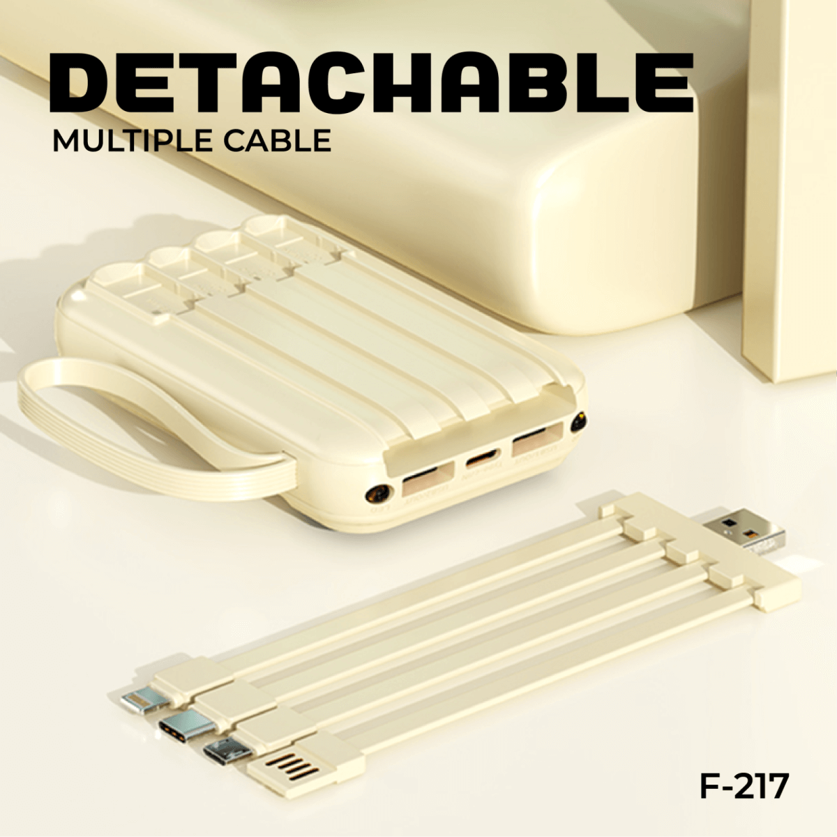 Powerbank 10000mAh with Detachable Cable Corporate Gifts Singapore