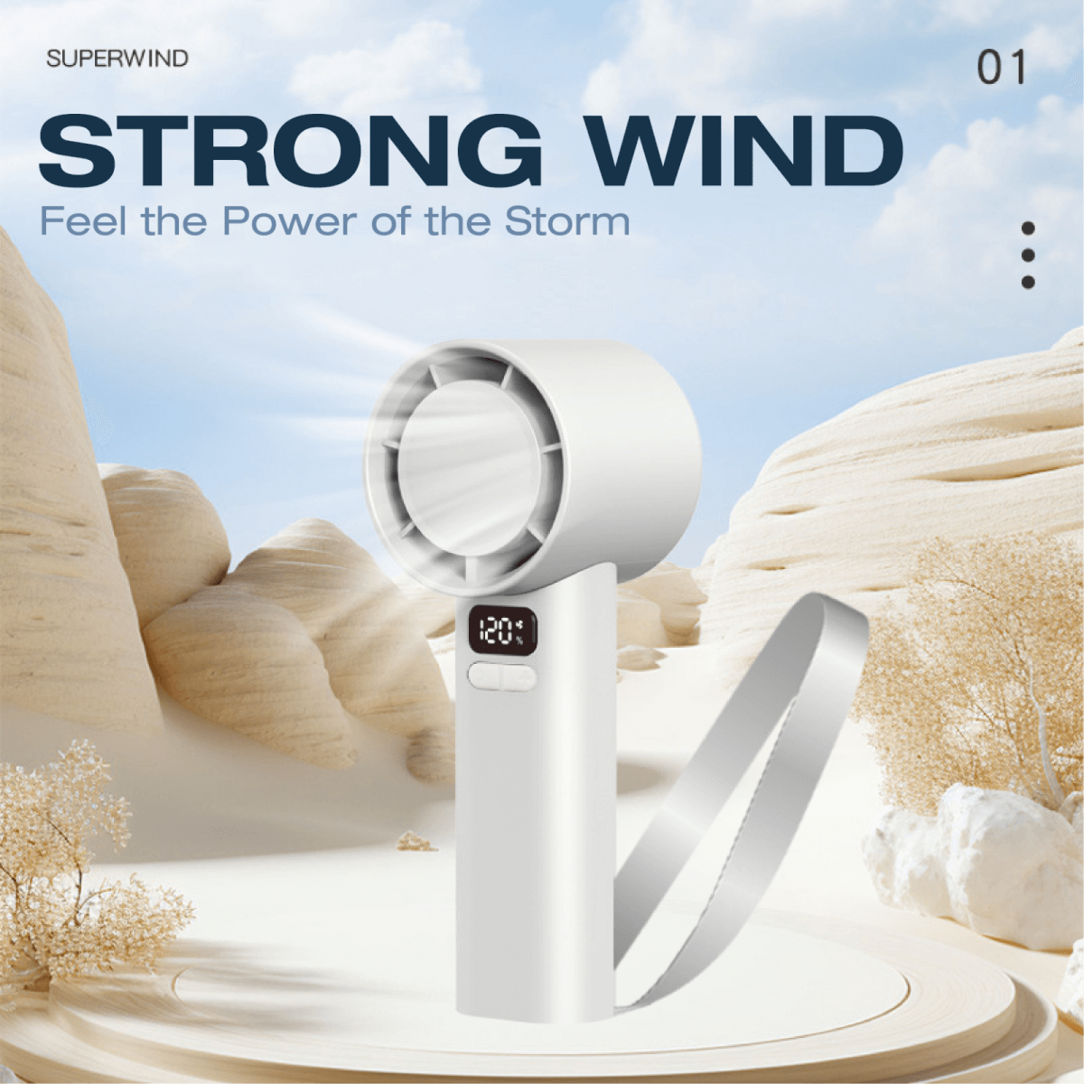 Typhoon Wind Handheld Turbo Fan Corporate Gifts Singapore