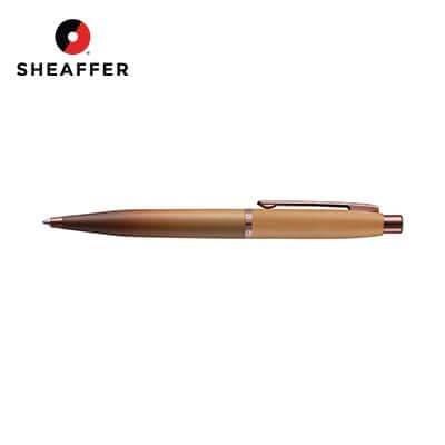 Sheaffer® Coffee Edition Matt Brown Ballpoint Pen with Regal Brown PVD Trims, ideal for corporate gift.