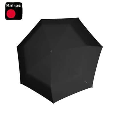 Knirps T.020 Small Manual Umbrella in black, perfect for everyday use and corporate gifts.