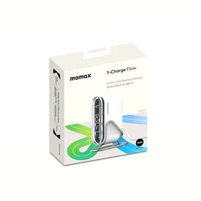 Momax 1-Charge Flow 4-Port GaN Charger 80W Corporate Gifts Singapore