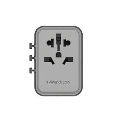 Momax 1-World 3-Port Travel Charger 20W Corporate Gifts Singapore