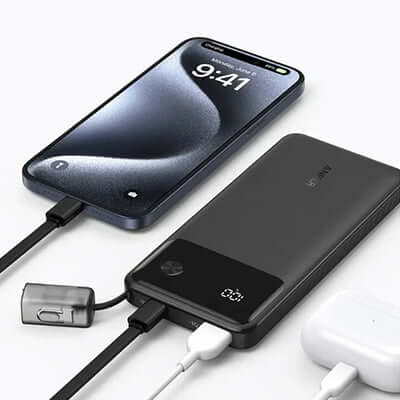 Anker Powercore Powerbank 10000mAh 22.5W Portable Charger with USB C Cable (A1388) Corporate Gifts Singapore