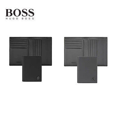Hugo Boss Folding Card Holder Double B Saffiano