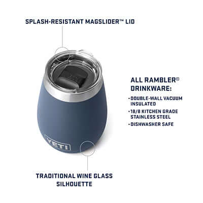 Yeti Rambler® 10 oz Wine Tumbler with Magslider™ Lid Corporate Gifts Singapore