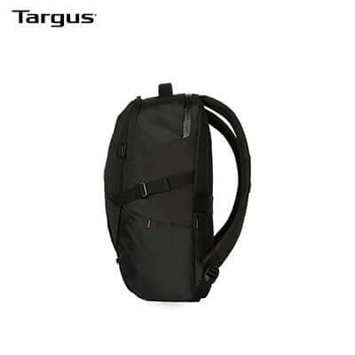 Targus 15-16” Terra EcoSmart® Backpack side view, showcasing durable material and sleek design.