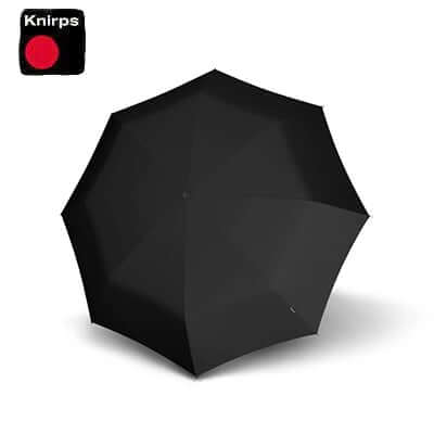 Knirps T.760 Stick Automatic Umbrella (UV Protection) in classic black, perfect for stylish women and corporate gifts.