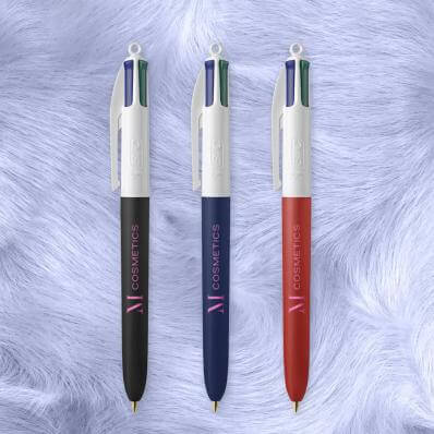 BIC 4 Colours Soft Ballpoint Pen Corporate Gift Singapore