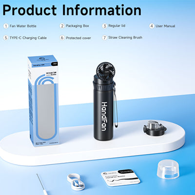 710ml Stainless Steel Flask with Fan