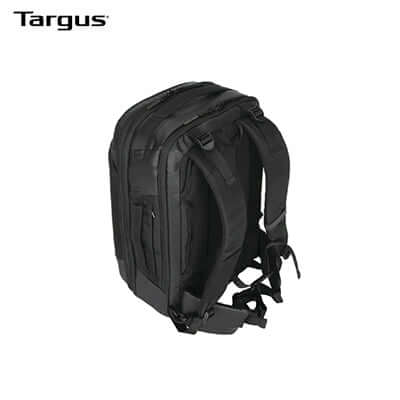 Targus 15.6” Mobile Tech Traveler XL EcoSmart® Backpack in black, ideal for corporate gift and travel.