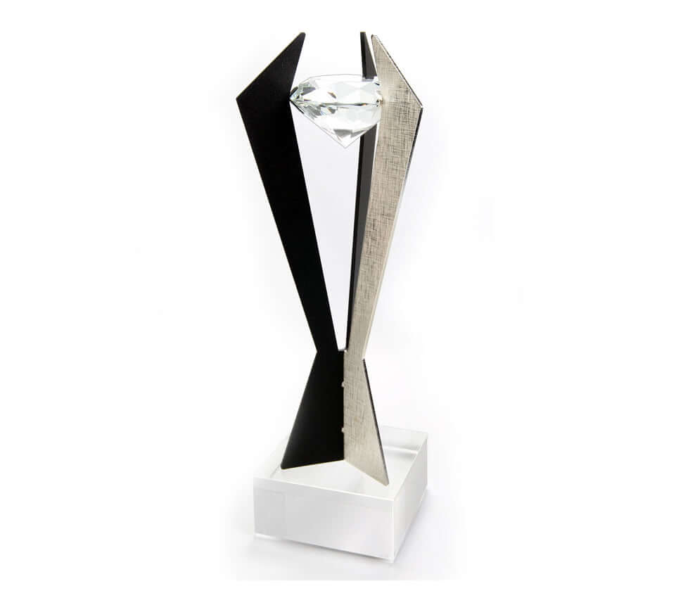 Atlantis Diamond on Square Crystal Base Corporate Gifts Singapore