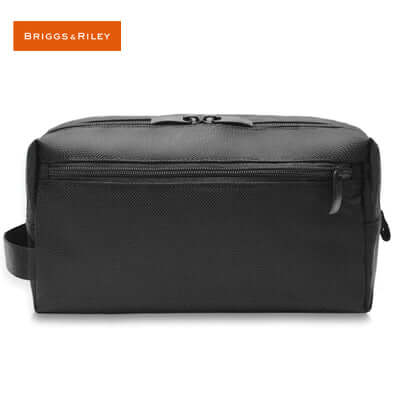 Briggs & Riley Baseline Everyday Essentials Kit black toiletry bag for organized travel, ideal as a Corporate Gift.