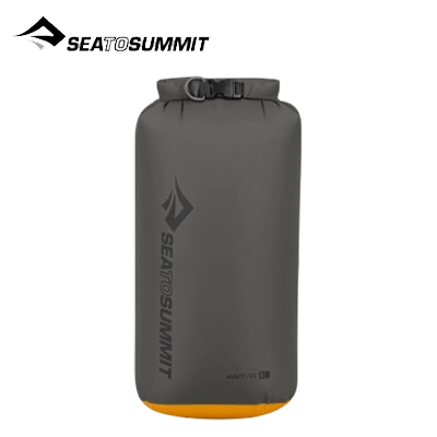 Sea To Summit Evac Dry Bag 8L in grey, ideal for keeping gear dry and organized, perfect for outdoor adventures.