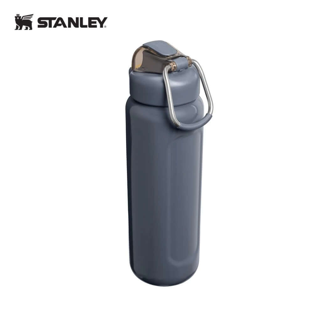 STANLEY The Well Spring Bottle in gray, a perfect corporate gift for hydration on the go.