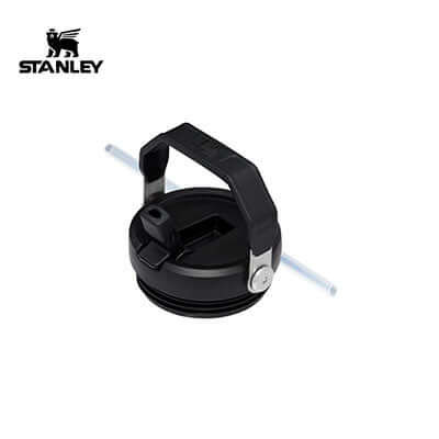 Stanley 890ml IceFlow Tumbler lid with built-in straw and handle for easy sipping