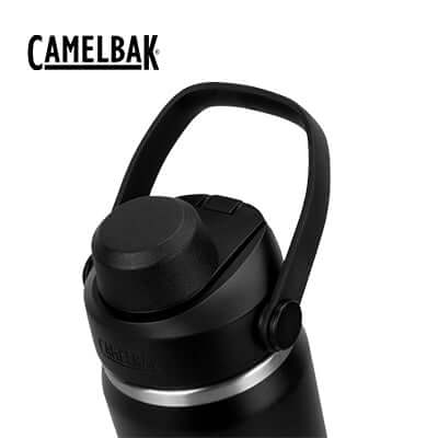 CamelBak Thrive Chug Vacuum Bottle 600ml top view with leakproof lid, ideal for hydration and corporate gift Singapore.