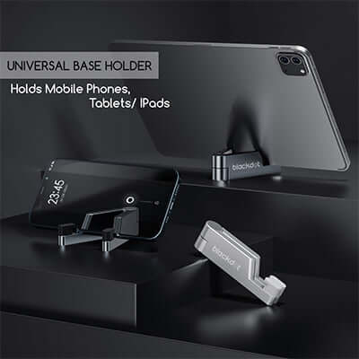 Blackdot V-Base Premium Travel Phone & Tablet Universal Portable Aluminum Holder Corporate Gifts Singapore
