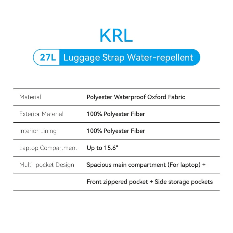 Vention Water-Repellent Laptop Backpack KRLB0 features waterproof fabric and spacious design.