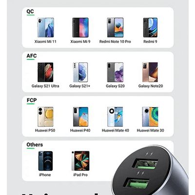 UGREEN USB Car Charger Adapter 36W Corporate Gifts Singapore