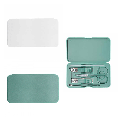 Manicure Set (MS11) featuring a pocket-sized travel case with nail care tools, perfect for grooming and corporate gift.