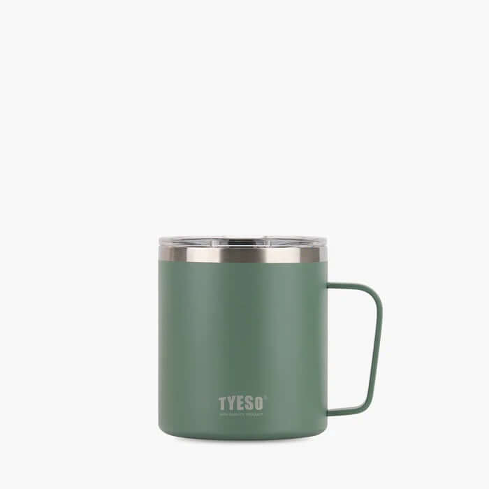 TYESO Coffee Mug 14oz in green, a stylish and practical corporate gift for any occasion.