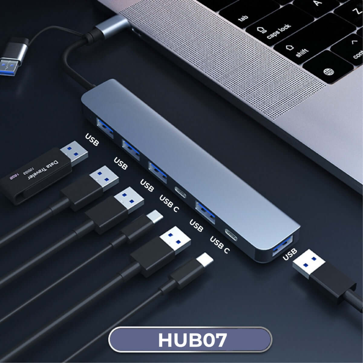 7 in 1 USB Hub Corporate Gifts Singapore