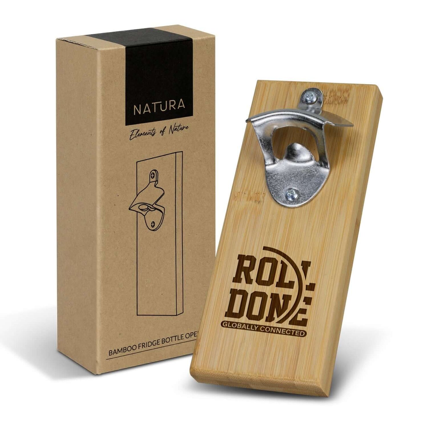NATURA Bamboo Fridge Bottle Opener Corporate Gifts Singapore