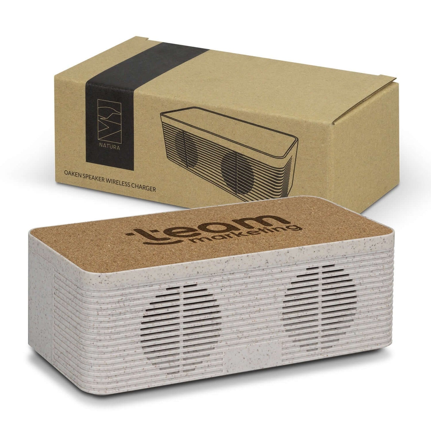 NATURA Oaken Speaker Wireless Charger Corporate Gifts Singapore