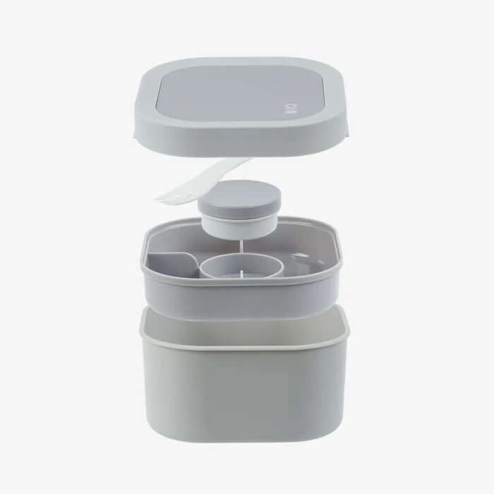 Montigo Lunch Stacker showing compartments for organized meal storage and easy transport.