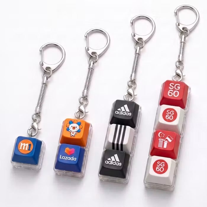 Custom Button Keychain