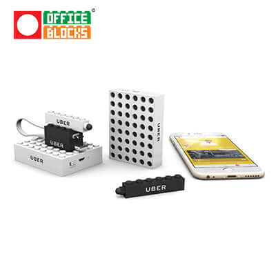 Office Blocks 3 in 1 Mobile Speaker Set Corporate Gifts Singapore